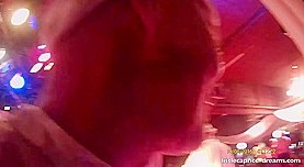 Teen party at erotic convention