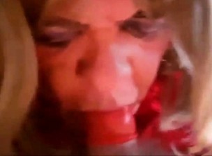 Milf in homemade bukkake video
